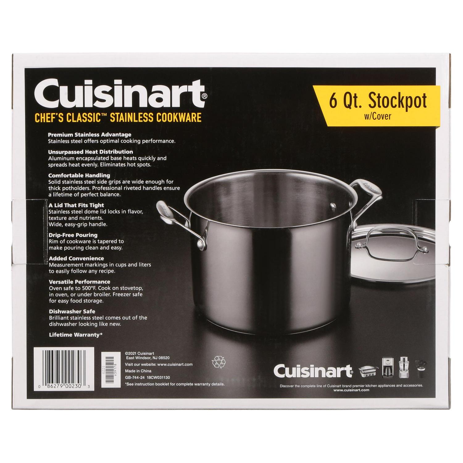 Cuisinart ChefS Classic Stainless Steel 6 Qt. Sauce Pot W/Cover