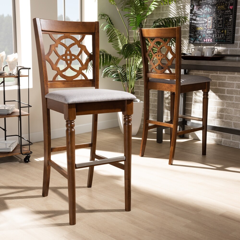 Alexandra Modern and Contemporary 2 Piece Bar Stool Set