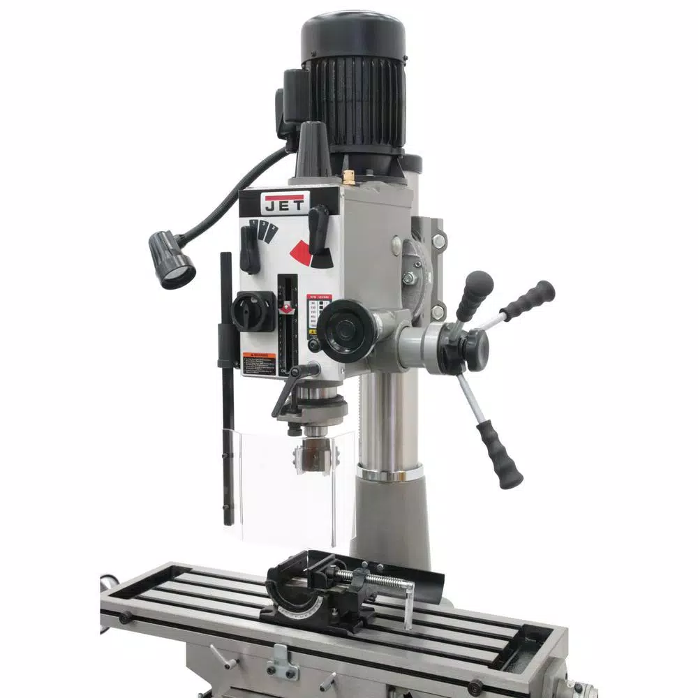 Jet JMD-40GH Geared Head Mill/Drill Press with Newall DP500 2-Axis Dro and#8211; XDC Depot