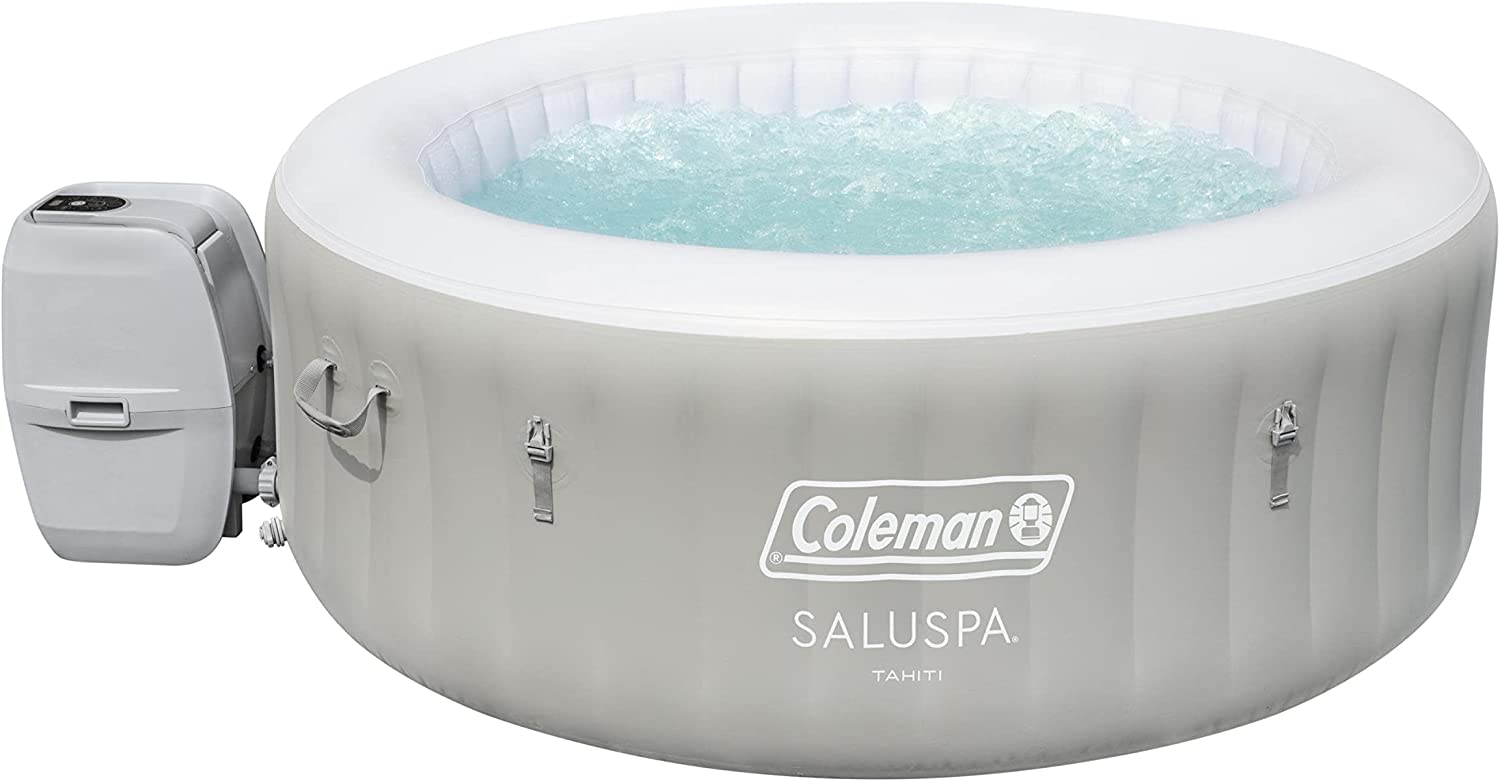 Coleman SaluSpa Tahiti Inflatable Hot Tub Spa, 2-4 Person AirJet Spa