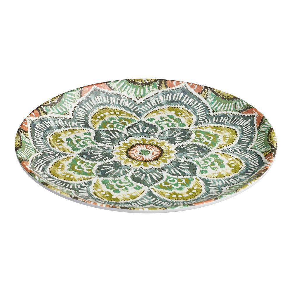 StyleWell Taryn Melamine Accent Plates in Jetsetter Medallion (Set of 6) NN0479MDL