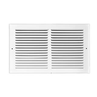 Venti Air 16 in. x 8 in. Return Air Steel Grille in White HRG1608