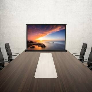 ProHT 50 in. Foldable Table Top Portable Projection Screen 16:9 Ratio 05366