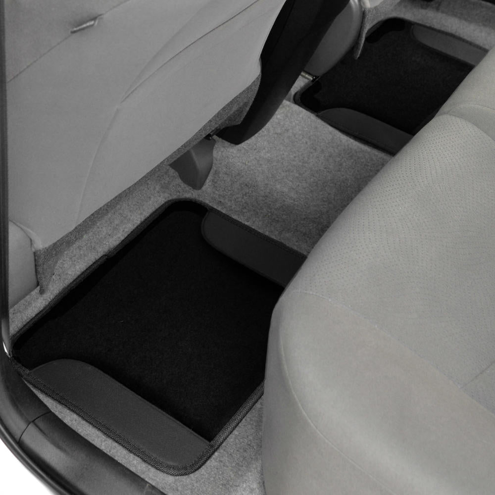 BDK Design Car Floor Mats 4 Pieces - Carpet with Unique Design， Universal Fit - Front and Rear Full Set