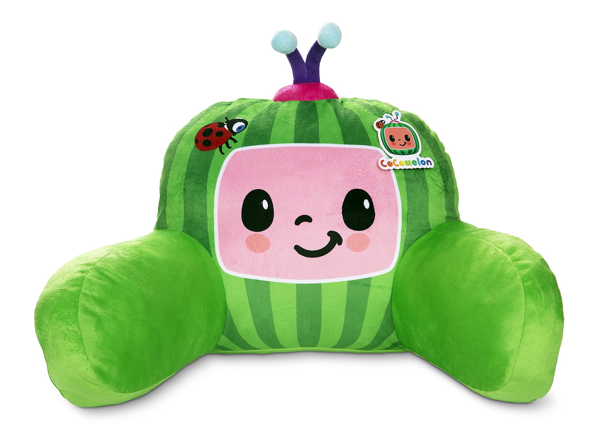 CoComelon 14 in x 16.75 in Green/Pink Polyester Floor Pillow