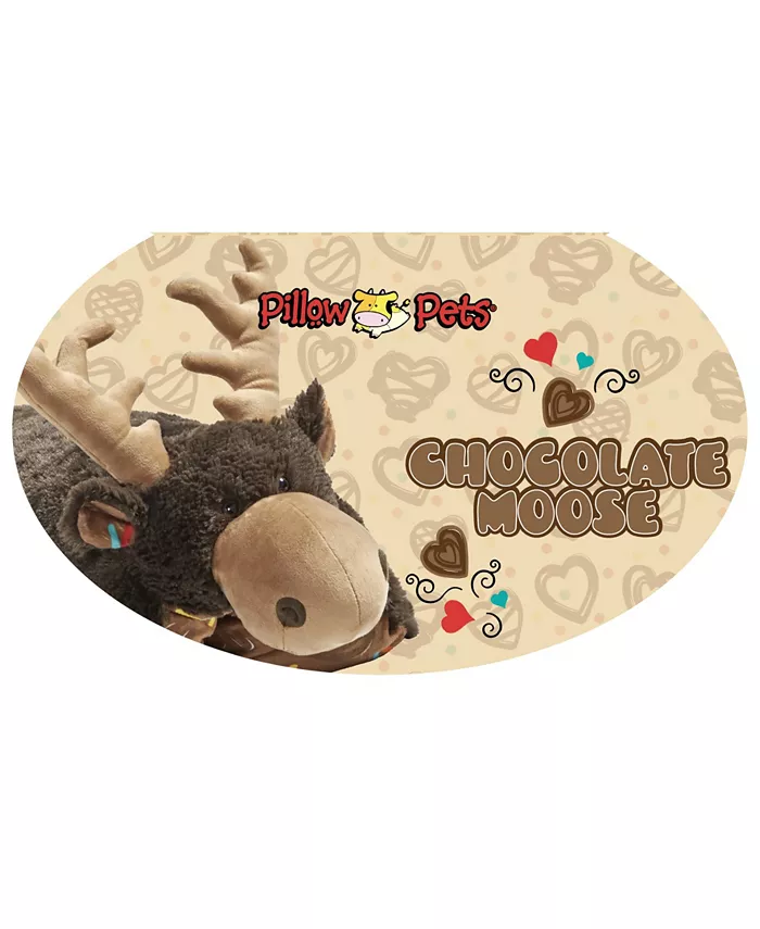 Pillow Pets Sweet Scented Chocolate Moose Stuffed Animal Plush Toy