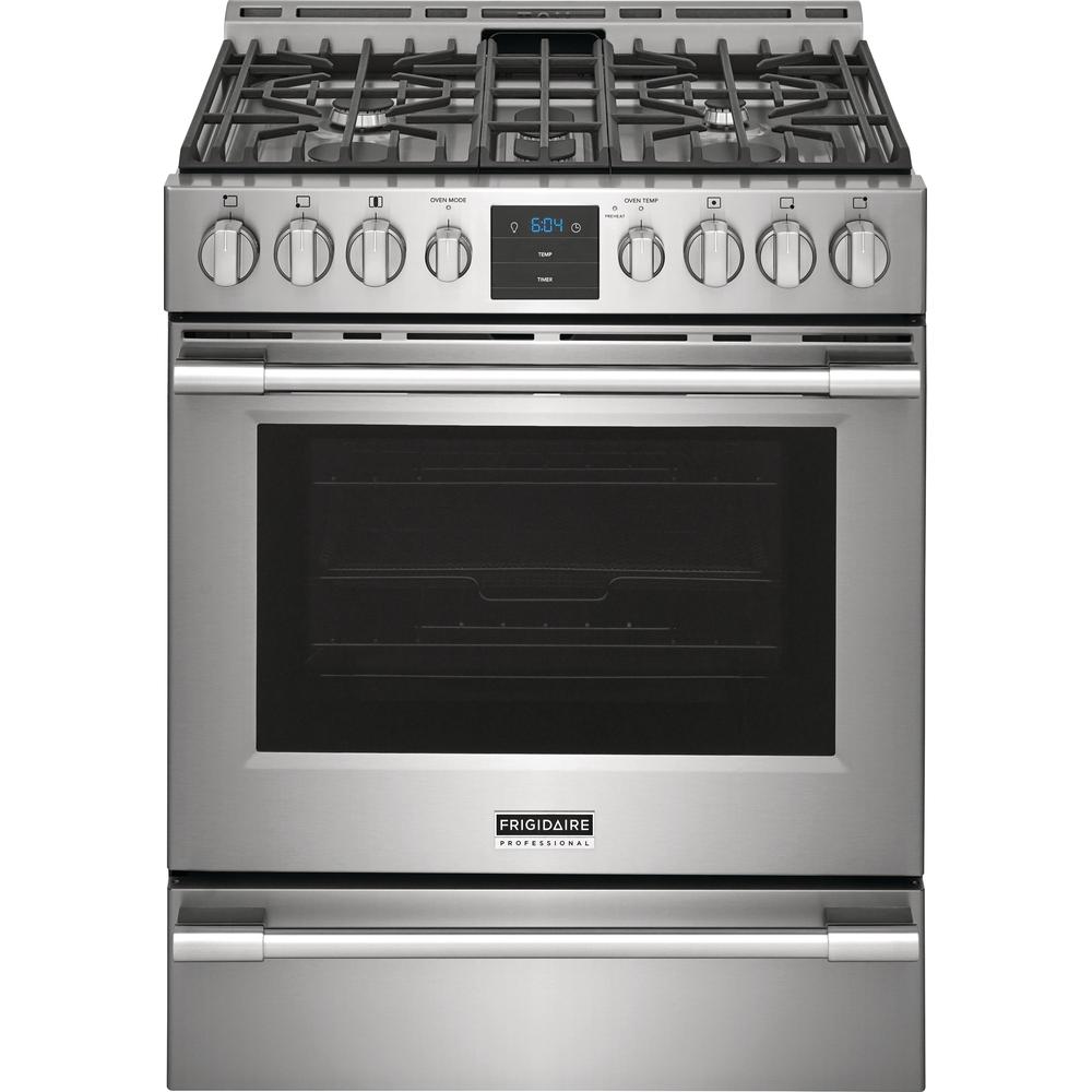 Frigidaire Professional 30-inch Freestanding Gas Range with Air Fry Technology PCFG3078AF