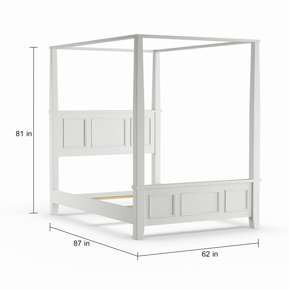 Homestyles Naples Queen Canopy Bed