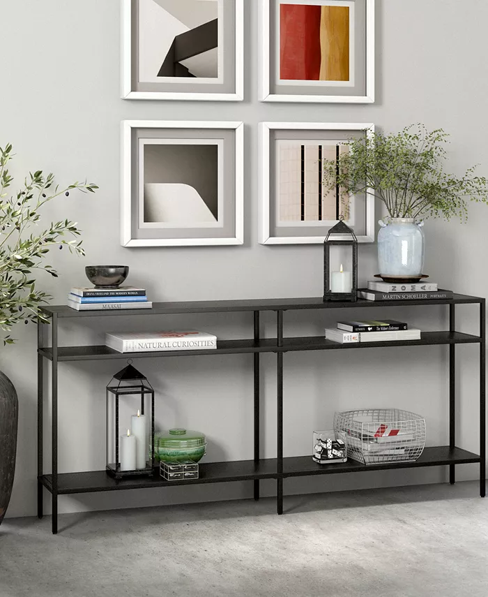 Hudson and Canal Sivil 64 Console Table with Shelves