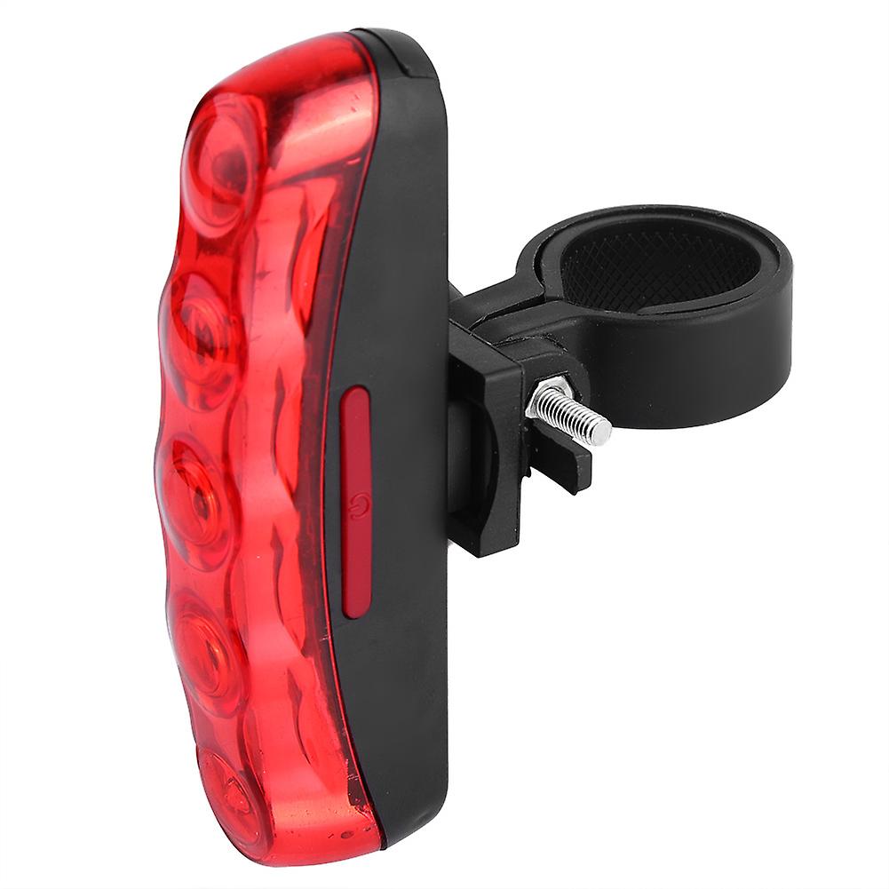 Waterproof Night Warning Lamp 5led High Bright Taillight For Mountain Bike Bicycle