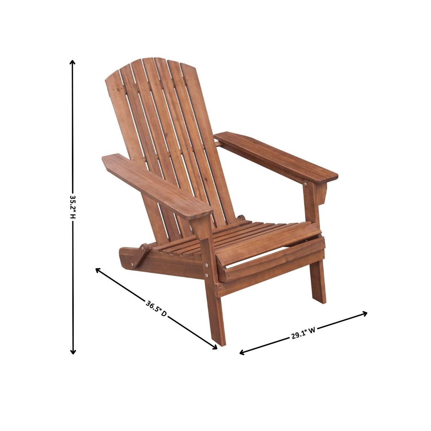 Sonoma Goods For Life? Acacia Wood Adirondack Patio Chair