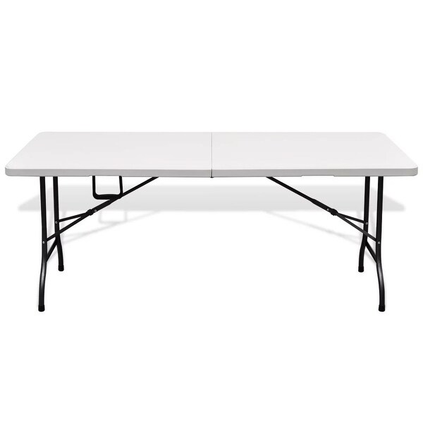 vidaXL Folding Patio Table White 70.9