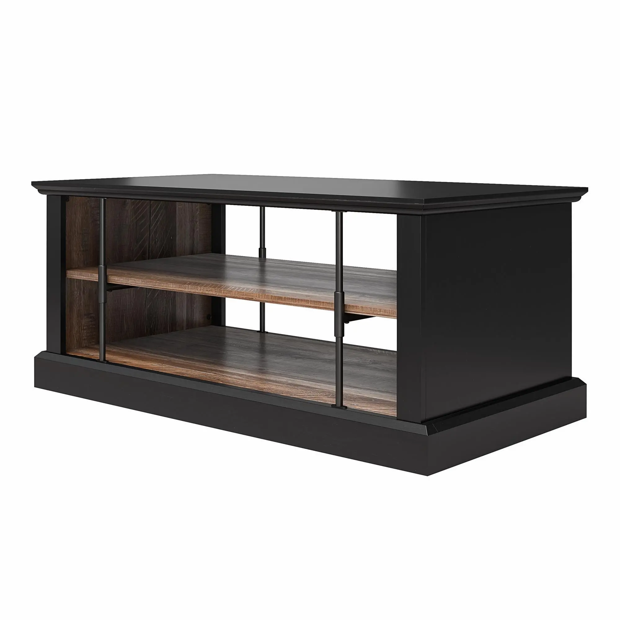 Hoffman Two-Toned Coffee Table with Shelves