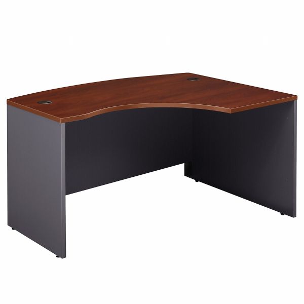 Bush Business Furniture Series C: Hansen Cherry 60W x 43D Right Hand L-Bow Desk Shell