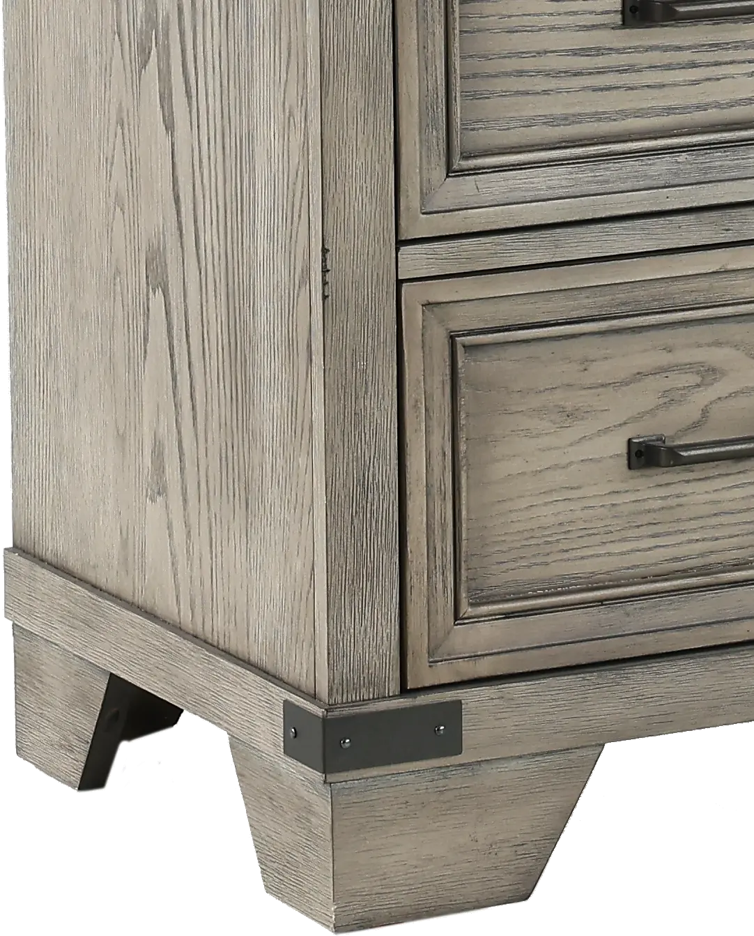 Forge Pewter Gray Chest of Drawers