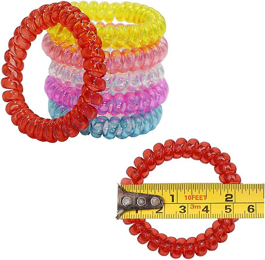 Sensory Stretchy Kids Bracelets， 6 Pack Funny Speech And Communication Aid Coil Toys For Boys Girls With Autism Adhd Fidget Anxiety Or Special Needs -