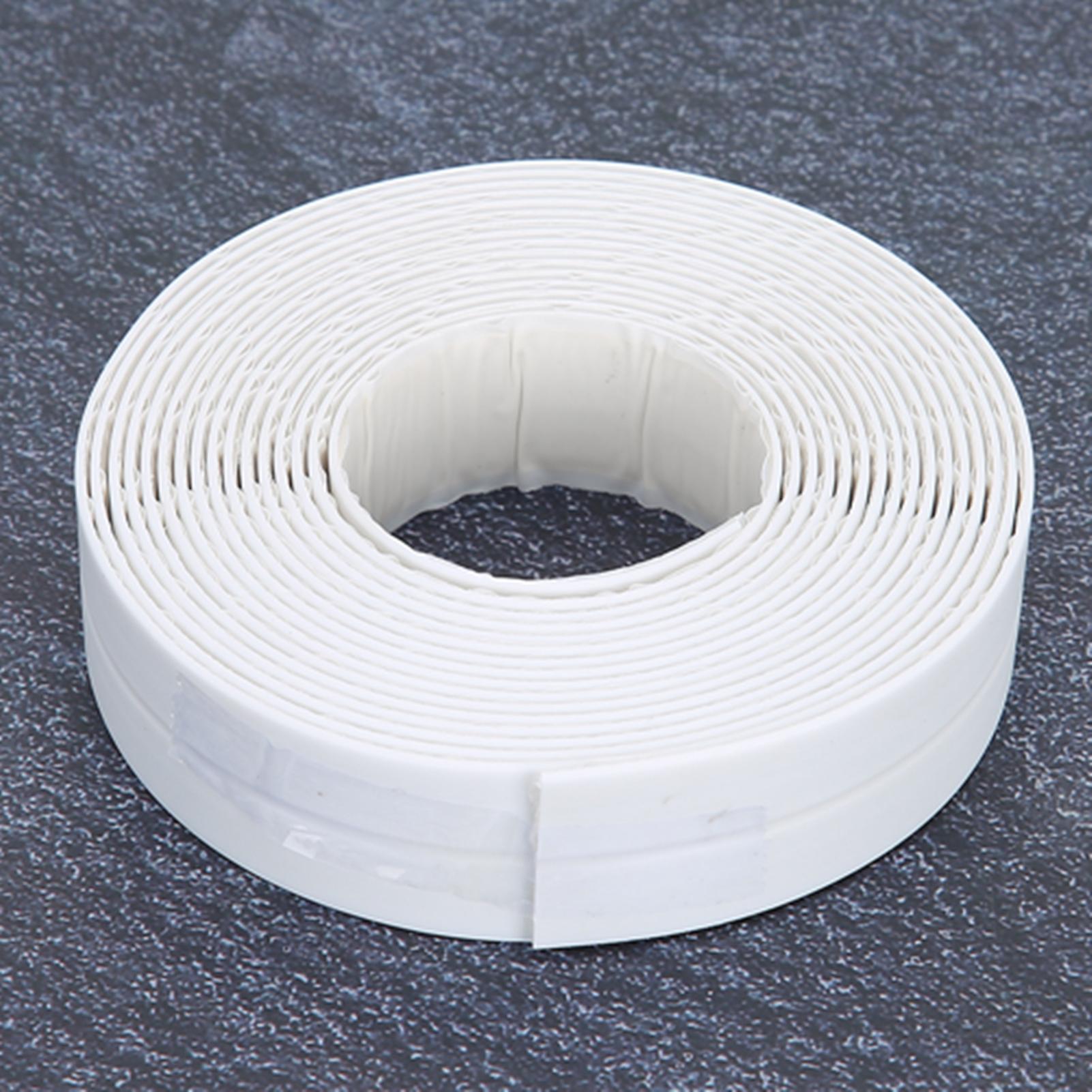 Tape Caulk Sealant Strip， Self Adhesive Sealing Caulking Sealer Pe Flexible Trim Tape Waterproof Sealing Strip For Kitchen Sink Toilet Bathroom Shower