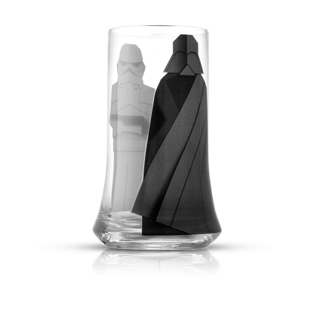 JoyJolt Star Wars Beware The Dark Side 18.5 oz. Tall Drinking Glass (Set of 2) JSW10831