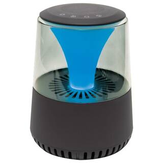 WBM SMART 12.9 in. Air Purifier 25dB Quiet Air Cleaner for Large Room Remove 99.99% Germs AR-03-BLACK-02