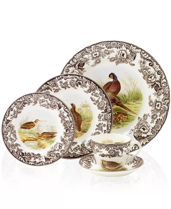 Spode Dinnerware Woodland Bird Collection