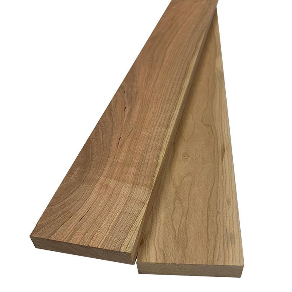 Swaner Hardwood 1 in. x 4 in. x 2 ft. FAS Cherry S4S Board (5-Pack) OL2626897