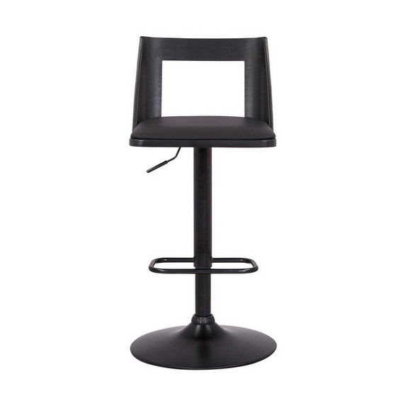 Benjara BM270416 Bar Stool with Curved Open Design...