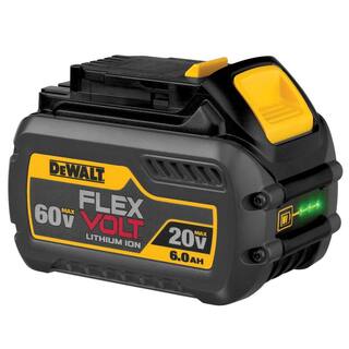 DW FLEXVOLT 20V60V MAX Lithium-Ion 6.0Ah Battery Pack DCB606