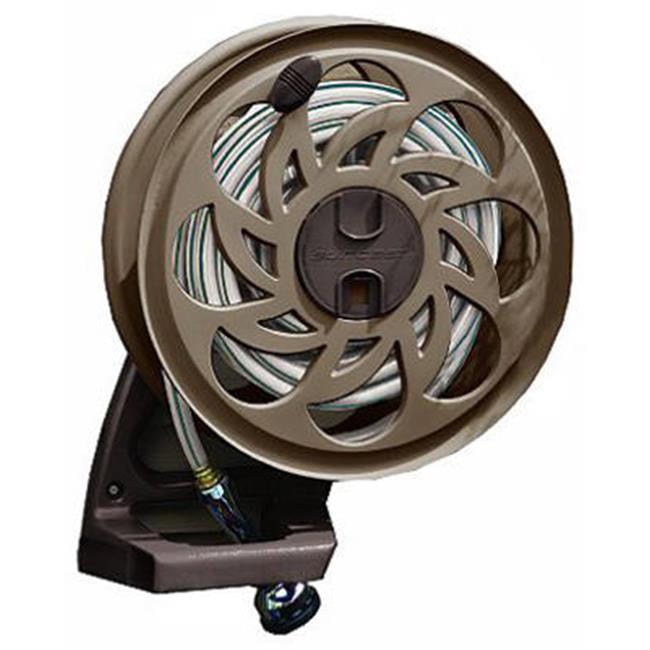 Suncast CPLSTA125B 125' Wall-Mounted Side Tracker Garden Hose Reel for 5/8