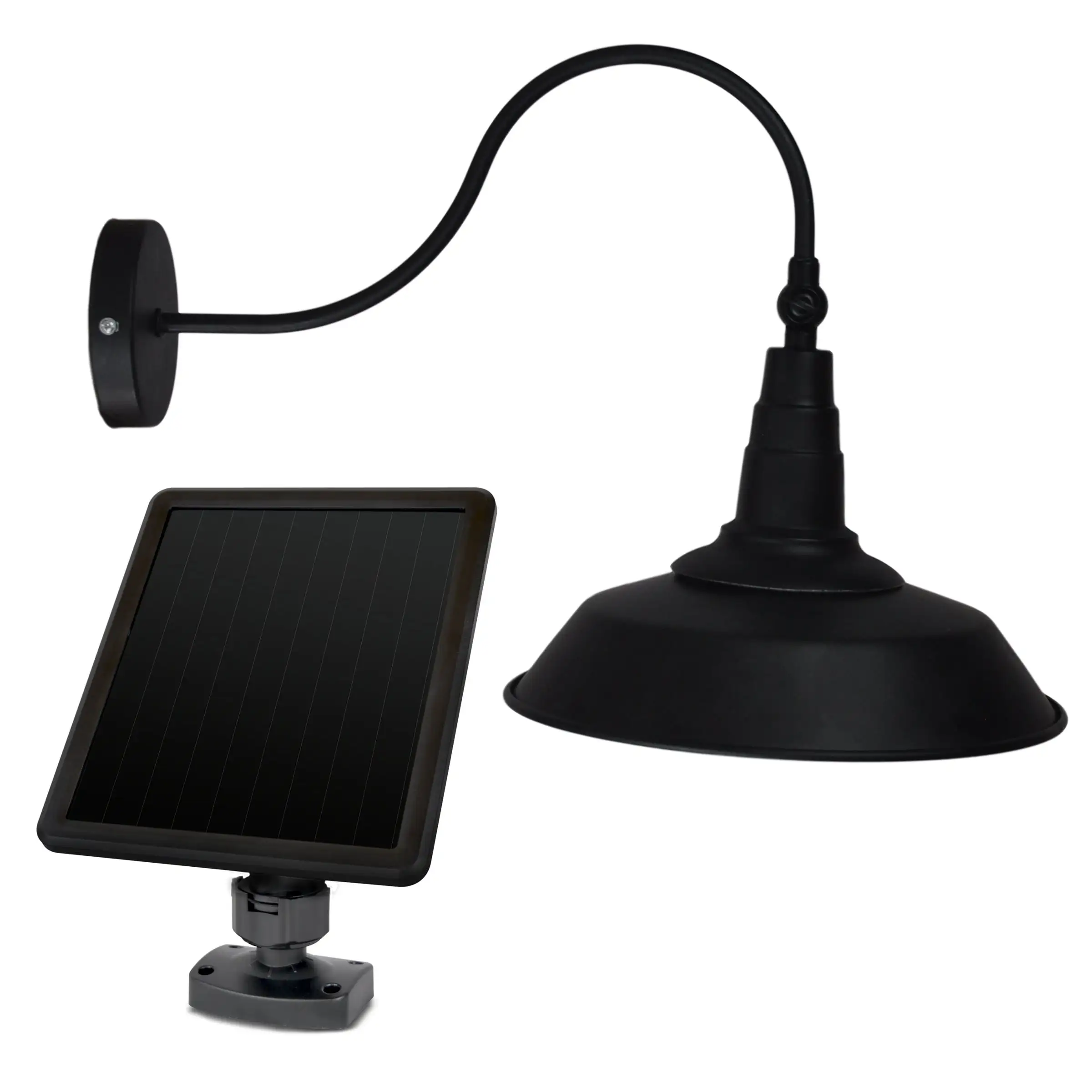 Solar Wall Mounted Gooseneck Light