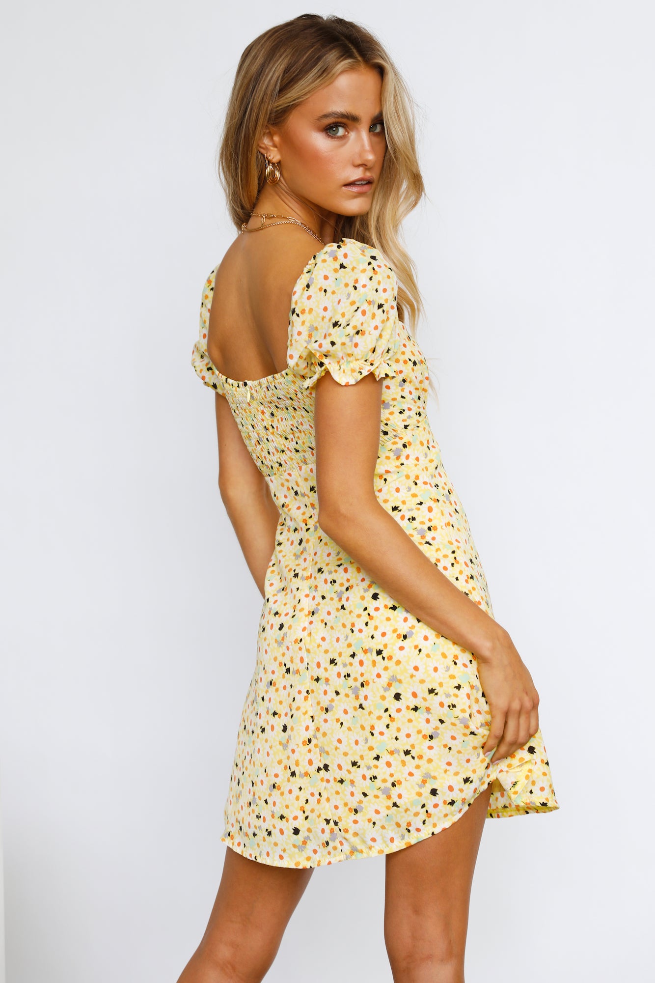 Crows Tale Dress Yellow