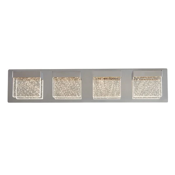 Artika Bubble Cube Integrated LED 4-light Vanity Light Fixture