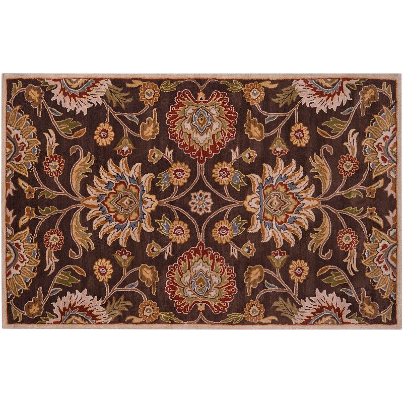 Artisan Weaver Sarpy Floral Wool Rug