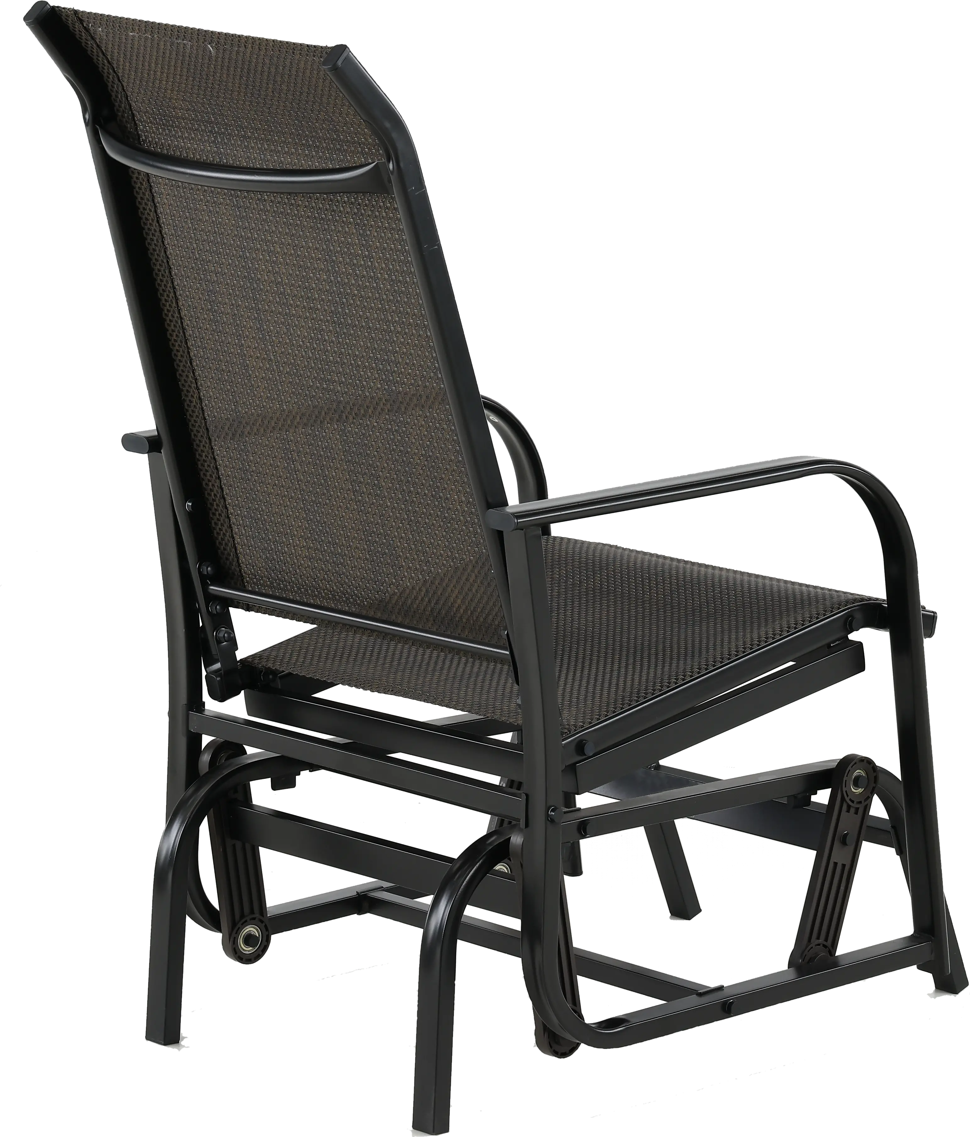 Dark Chocolate Patio One - Seat Glider Chair