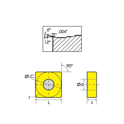 ABS Import Tools SNMG 433 DF COATED CARBIDE INSERT...