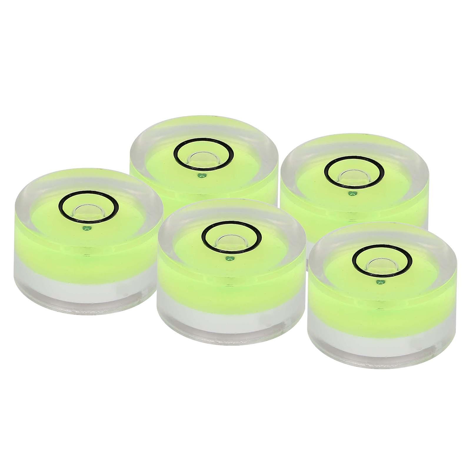 5pcs 15mm Diameter Measuring Tool Mini Round Level Bubble For Balance Scale