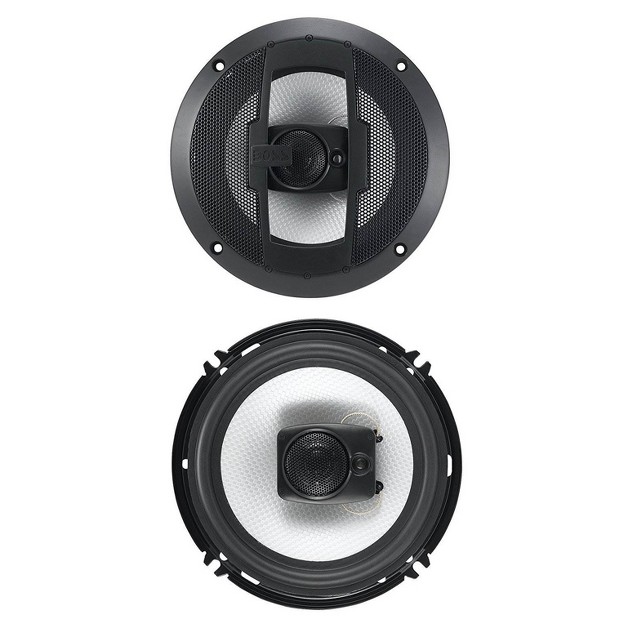 Boss R63 6 5 Inch 300w 3 Way Car Audio Coaxial 4 Ohm Stereo Speakers pair