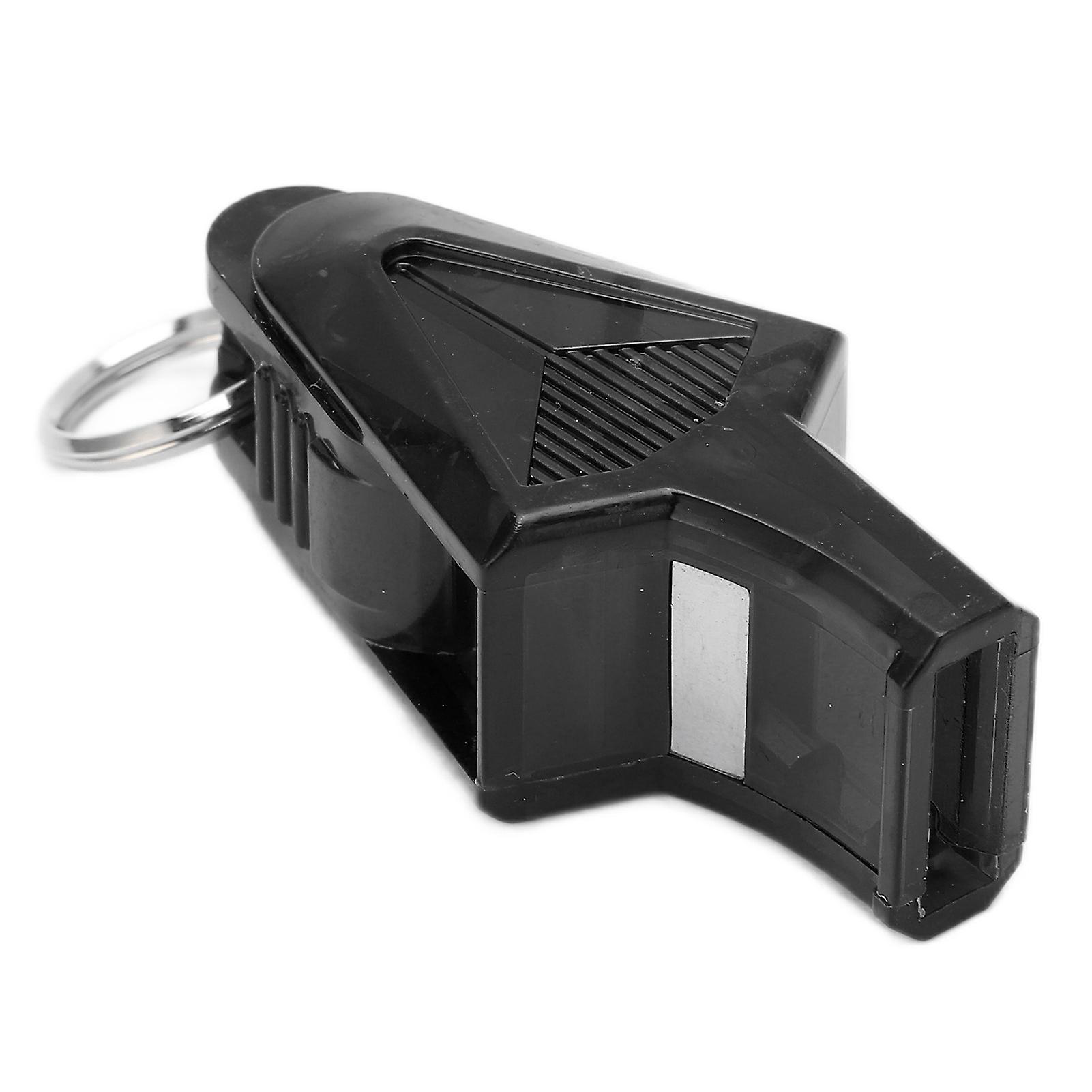 Referee Whistle Sturdy Durable Resounding Crisp Portable Sound Whistle For Competitions And Sportsblack