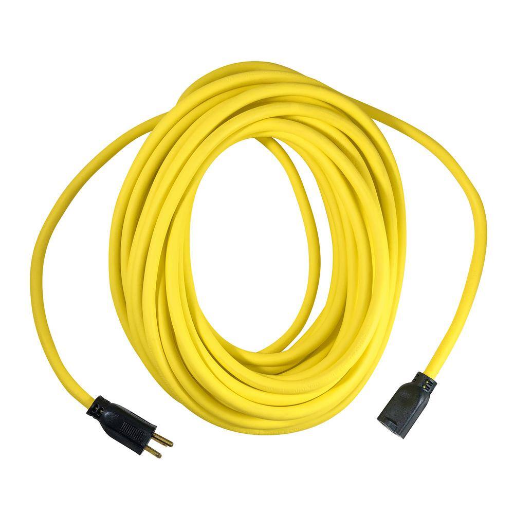 Husky 50 ft. 123 Extension Cord Yellow HD#1004823554