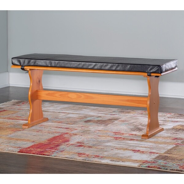 Copper Grove Riki Honey Pine Dining Bench