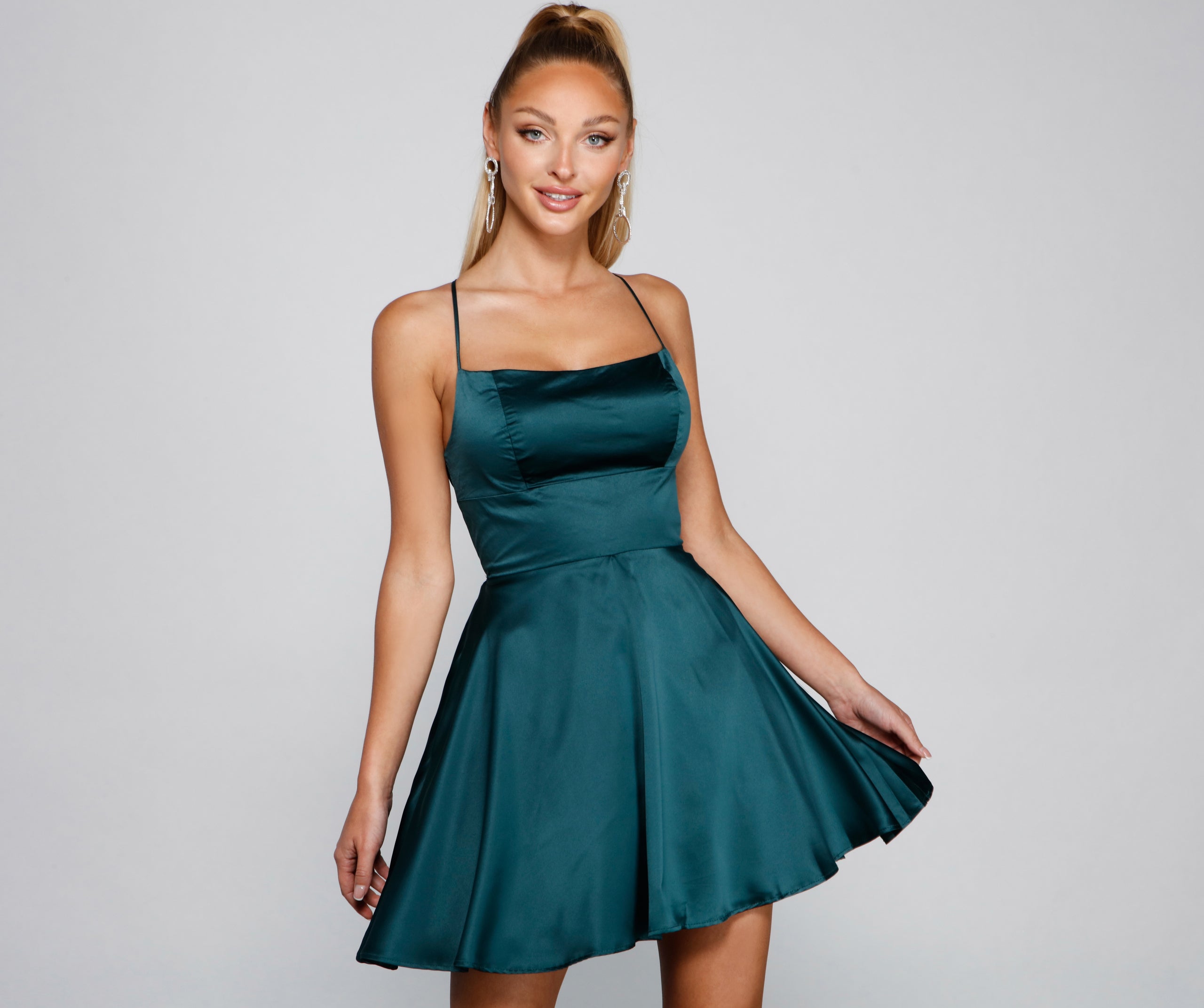 Sonya Satin Dress