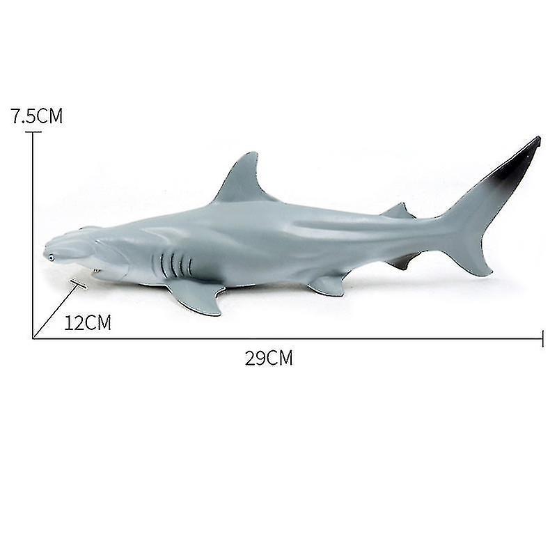 Megalodon Tiger Shark Great White Shark Marine Animal Doll Collection Toy Gift Shark Decoration Mode