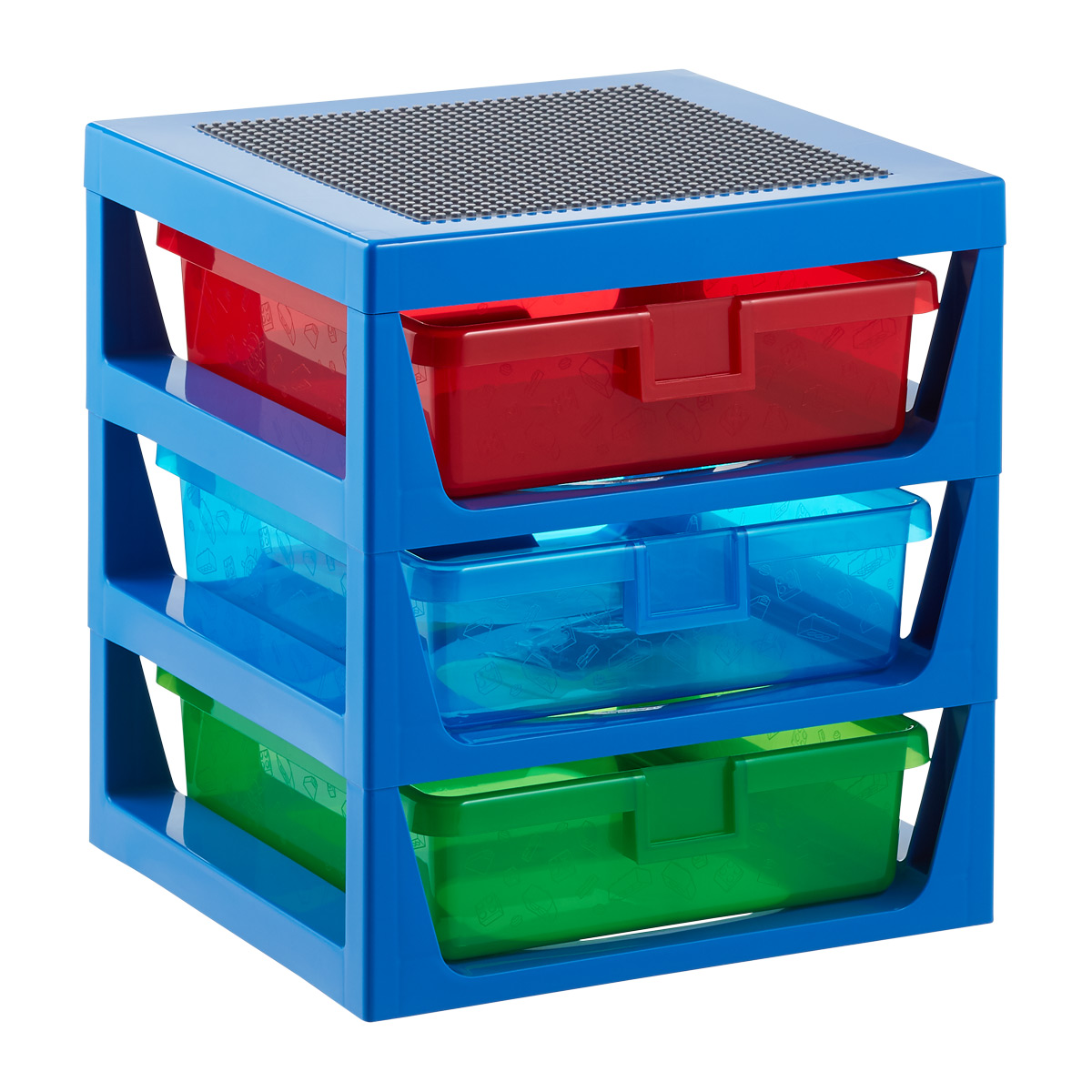 LEGO 3Tier Drawer Organizer with Baseplate