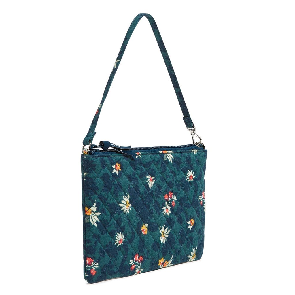 Vera Bradley  RFID Convertible Wristlet in Fresh-Cut Floral Green