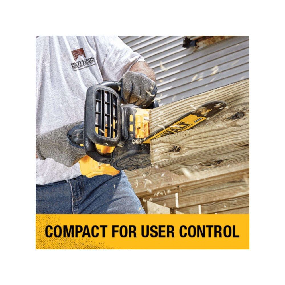 DEWALT 20V MAX* Compact Brushless Cordless Chainsaw Bare Tool DCCS620B from DEWALT