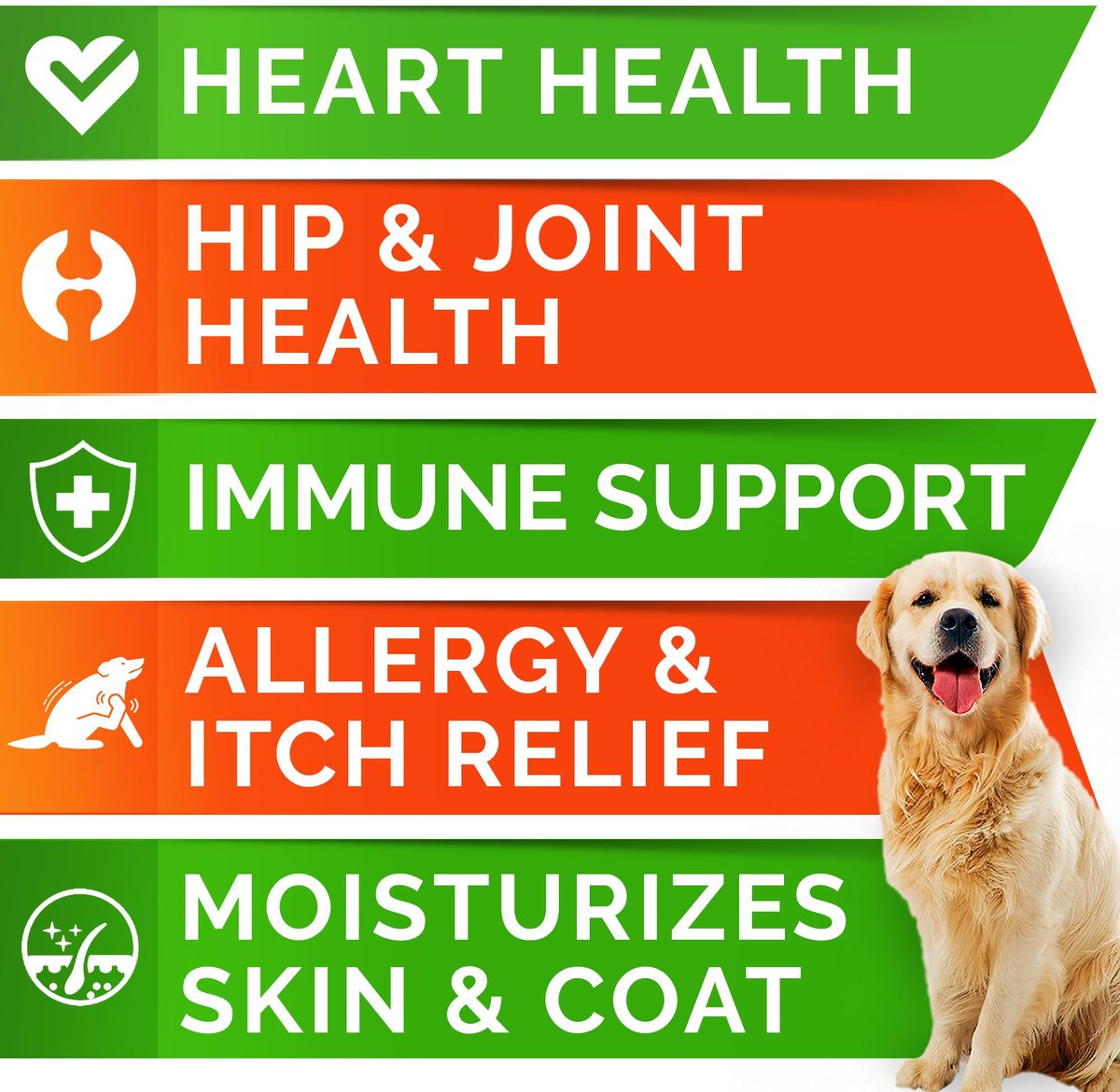 StrellaLab Allergy and Itch Relief Wild Alaskan Salmon Oil Skin， Coat and Joint Supplement Dog Treats，