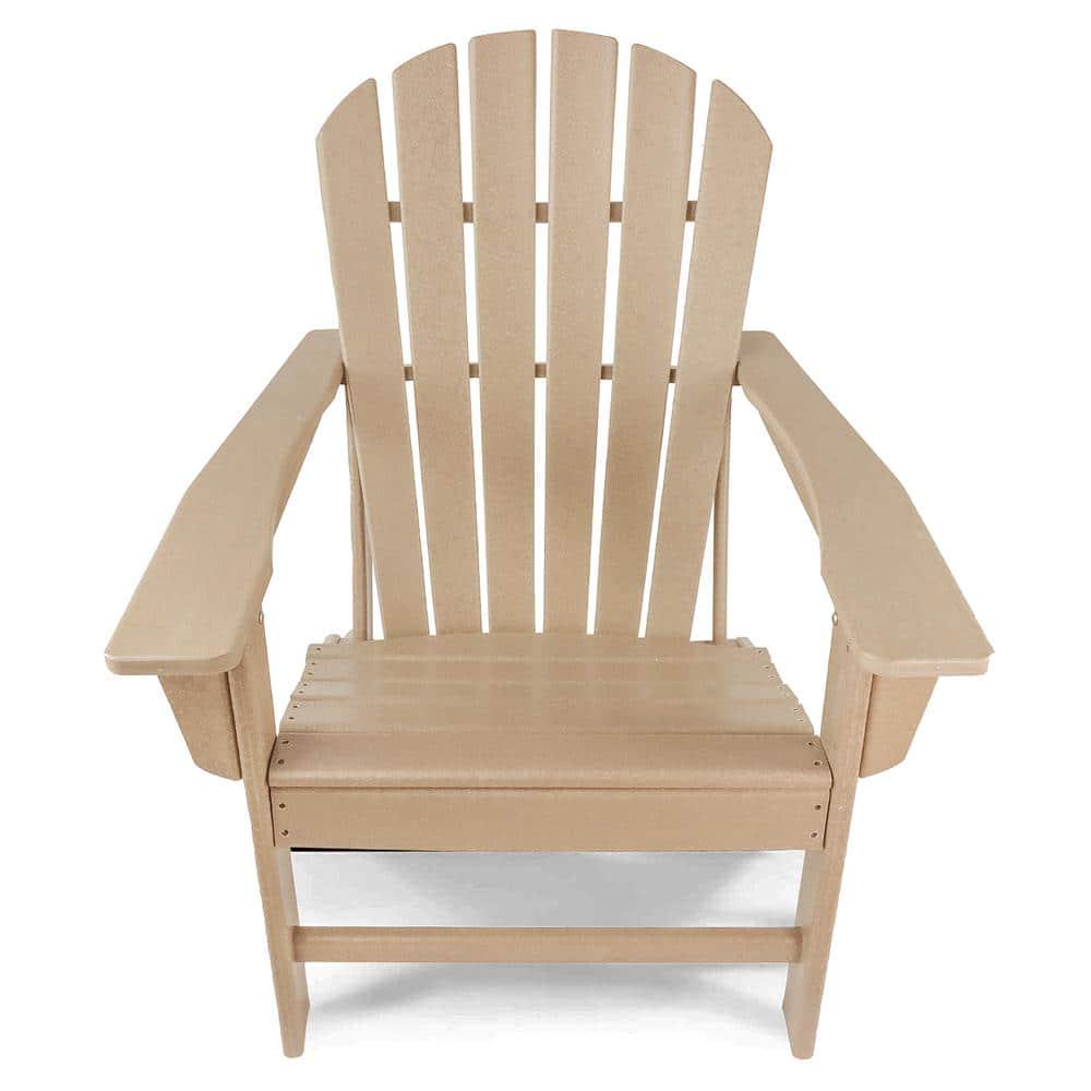 UPLAND Brown Composite Adirondack Chair