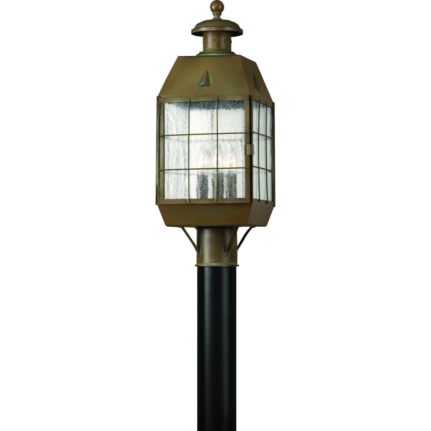 Hinkley Lighting Nantucket Three Light 21-Inch Outdoor Post Light