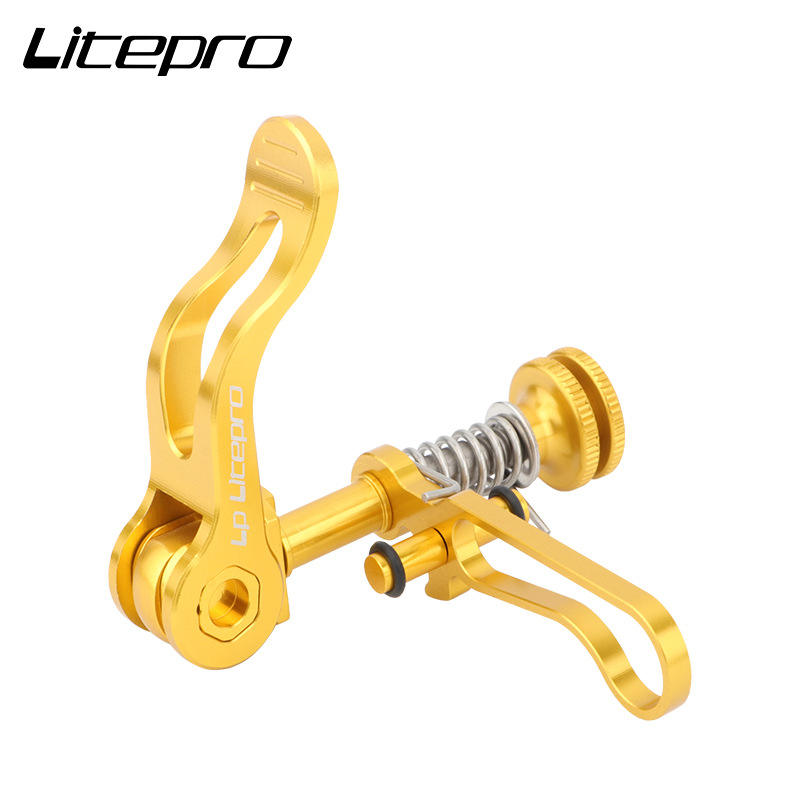 Aluminum oy Axle Cycling Seat Post Clamp Litepro Folding Bicycle Seatpost Clamp For Brompton Bike Parts