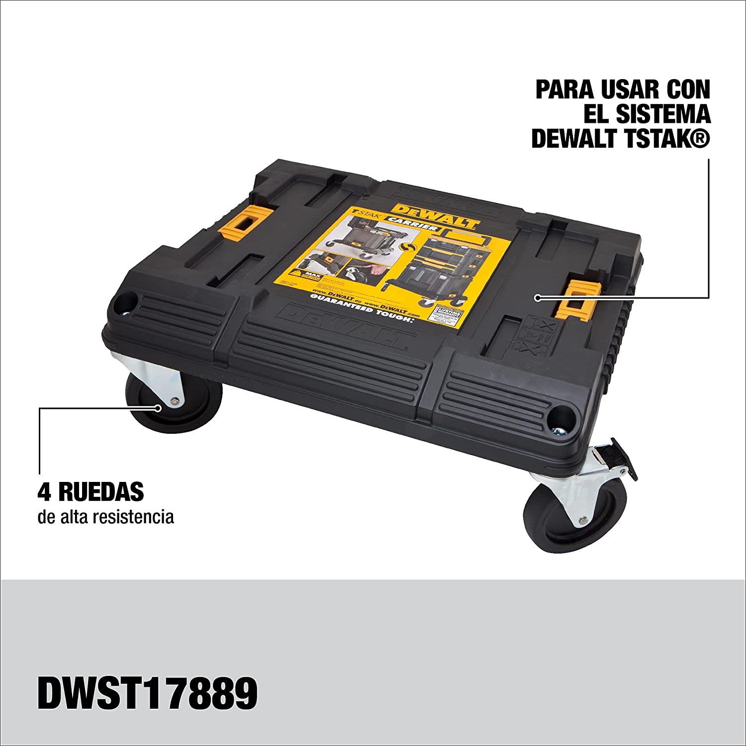 DEWALT TSTAK Tool Storage Organizer Cart (DWST17889) ， Black