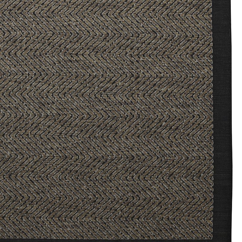 Madison Park Hurley Textured Chevron Indoor Outdoor Rug